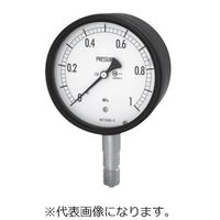 密閉形圧力計 立形A枠・Φ100・プラスチックケース(校正書類付き)AU3/8ー100X50KPA BE12-133X50KPA(コウセイ)（直送品）