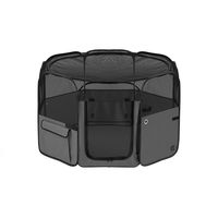 アイリスオーヤマ 折りたたみファブリックサークル Lサイズ POTSー1300B グレー POTS-1300B-H 1台（直送品）