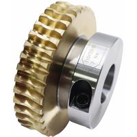 小原歯車工業 ウォームギヤ ウォームホイール AG [Eシリーズ] AG2.5ー40R1E15 1個（直送品）