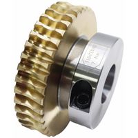 小原歯車工業 ウォームギヤ 複リードウォームホイール AGDL [Eシリーズ] AGDL2.5ー60R1E24 1個（直送品）