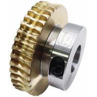 小原歯車工業 ウォームギヤ ウォームホイール AGF [Eシリーズ] AGF2.5ー50R1E25 1個（直送品）