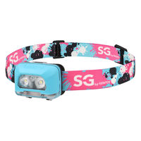 ジェントス SG 多機能防水乾電池式ヘッドライト SGHL-02D 1台（直送品）