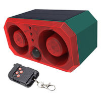 高感度赤外線搭載ソーラーアラーム 1個 防犯アラーム 人感センサー ソーラー 防獣 防犯 害獣撃退器 SSA02 EVERSAFE（直送品）