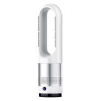 ケイ・エス・ケイ タワーファン・セラミックヒーター018(シルバー+ホワイト) AM-018JR 1台（直送品）