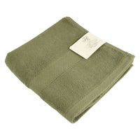 小杉善 【抗菌防臭】ホテルタイプミニバスタオル(モスグリーン)50×100cm ZGTAP-800MG 1枚（直送品）