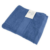 小杉善 【抗菌防臭】ホテルタイプミニバスタオル(ブルー)50×100cm ZGTAP-800BL 1枚（直送品）