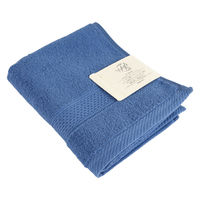 小杉善 【抗菌防臭】ホテルタイプフェイスタオル(ブルー)34×80cm ZGTAP-440BL 1枚（直送品）