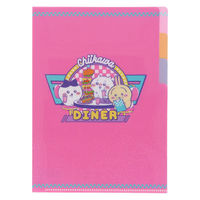 サンスター文具 クリアファイルA5 3ポケット ちいかわ DINER ランチ S2175630 1個