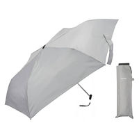 ポケフラット クイック 折 55cm グレー U355-1291GY1-B6 1本 素早くたためる 日傘 ウォーターフロント