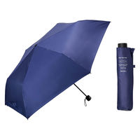 ZENTENKOU 折 55cm ナイトブルー S355-1127NV1-B6 1本 全天候型 晴雨兼用 日傘 ウォーターフロント