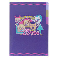 サンスター文具 クリアファイルA5 3ポケット ちいかわ DINER ディナー S2175649 1個