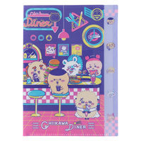 サンスター文具 ダイカットクリアファイル5ポケット ちいかわ DINER ディナー S2175622 1個
