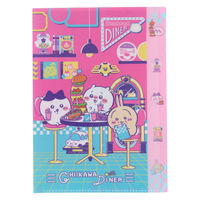 サンスター文具 ダイカットクリアファイル5ポケット ちいかわ DINER ランチ S2175614 1個