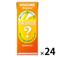 カゴメ Beyond オレンジを使っていないオレンジ味の100%ジュース 195ml 1箱（24本入）