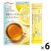 味の素AGF ブレンディ カフェラトリー スティック 芳醇グレープフルーツジャスミンティー 1セット（7本入×6箱）