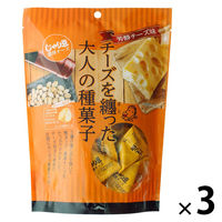 個包装　豆菓子 お配り菓子 じゃり豆 濃厚チーズ味 70ｇ 1セット（1個×3）