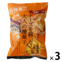 個包装　豆菓子 お配り菓子 じゃり豆 濃厚チーズ 280g 1セット（1個×3）