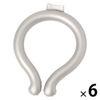 アイスネックリング(XL) シルバー 1セット（1個×6） LAKOLE/ラコレ