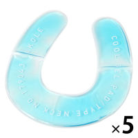 保冷剤(ネック) ブルー 1セット（1個×５） LAKOLE/ラコレ