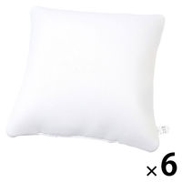 低反発クッション ホワイト 1セット（1個×6） LAKOLE/ラコレ