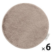 チェアパッド グレー 1セット（1個×6） LAKOLE/ラコレ