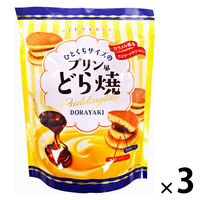 和菓子 個包装 お配り菓子 プリン風どら焼 1セット(1個×3)