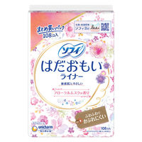 生理用品 おりものシート ライナー ソフィ はだおもいライナー フローラルムスク 108枚   1個