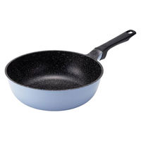 軽い 深型フライパン 24cm ガス火専用 ラクカル 000DW5904 1個 特定PFASフリー 炒め鍋 貝印