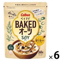 360gベイクドオーツＳＯＹ　６袋　カルビー　シリアル