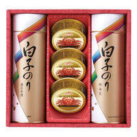 白子 のり・お茶漬け・かに缶詰合せ SN-400 1個（直送品）