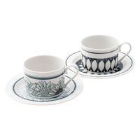 アワサカ アンティコフラワー ペアコーヒーセット AF88-Y07 1個（直送品）