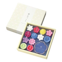 カメヤマ 【仏事包装】花型キャンドル・グラスセット(植物性) T9620-07-00 1個（直送品）