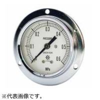 第一計器製作所 HNT汎用連成計 前フランジ FDU1/4-60X0.25/-0.1MPA 1個（直送品）