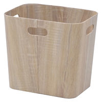 山善（YAMAZEN） 収納ボックス 紙製 木目調 深型 SD NPBーSD（NA）