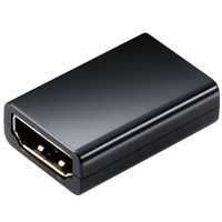 HDMI アダプタ 延長 金メッキ 4K 60p スリムタイプ ブラック AD-HDAASS01BK エレコム 1個