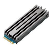 内蔵SSD M.2 2280 ヒートシンク付 PCIe Gen4.0 x4 500GB/1TB/2TB エレコム