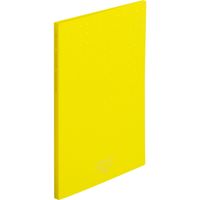 リヒトラブ CUBE FIZZ クリヤーブック<スタンド式> A4S 10ポケット イエロー N6002-5 1セット(3冊)（直送品）