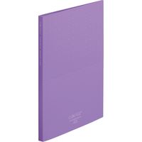 リヒトラブ CUBE FIZZ クリヤーブック<スタンド式> A4S 20ポケット パープル N6003-10 1セット(3冊)