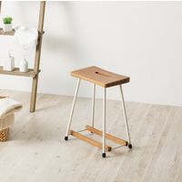 マツ六 LOHATES STOOL2° LOW LHS-01L-WT 1個（取寄品）