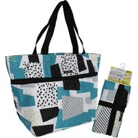 センバドー 前かごフィット拡張エコバッグ レクタン GR 651-2161 1個（直送品）