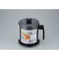 和平フレイズ エコ・ラ・ロッカ ふっ素オイルポット1.5L(受皿付) DER-5227 1セット(4個)