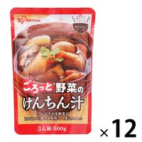 レトルト惣菜 けんちん汁 500g 1セット（12個） アイリスフーズ レトルトパウチ