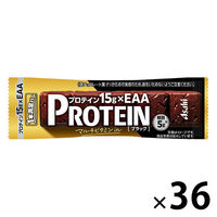 アサヒグループ食品 1本満足バー プロテインブラック 1セット（36本） 栄養補助食品