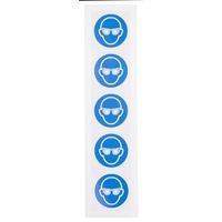 アールエスコンポーネンツ 必須標識 RS PRO なし なし語 ビニール 青/白 917-5396 1袋(5個)（直送品）