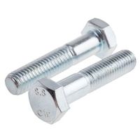 アールエスコンポーネンツ 六角ボルト RS PRO M10 x 65mm 鉄 917-3160 1袋(25個)（直送品）