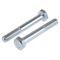 アールエスコンポーネンツ 六角ボルト RS PRO M10 x 75mm 鉄 917-3179 1袋(25個)（直送品）