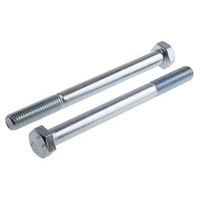 アールエスコンポーネンツ 六角ボルト RS PRO M10 x 130mm 鉄 917-3185 1袋(25個)（直送品）