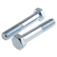 アールエスコンポーネンツ 六角ボルト RS PRO M20 x 110mm 鉄 917-3321 1袋(10個)（直送品）