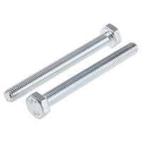 アールエスコンポーネンツ 六角ボルト RS PRO M10 x 100mm 鉄 917-2933 1袋(25個)（直送品）