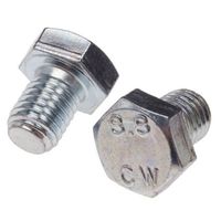 アールエスコンポーネンツ 六角ボルト RS PRO M12 x 16mm 鉄 917-2943 1袋(50個)（直送品）